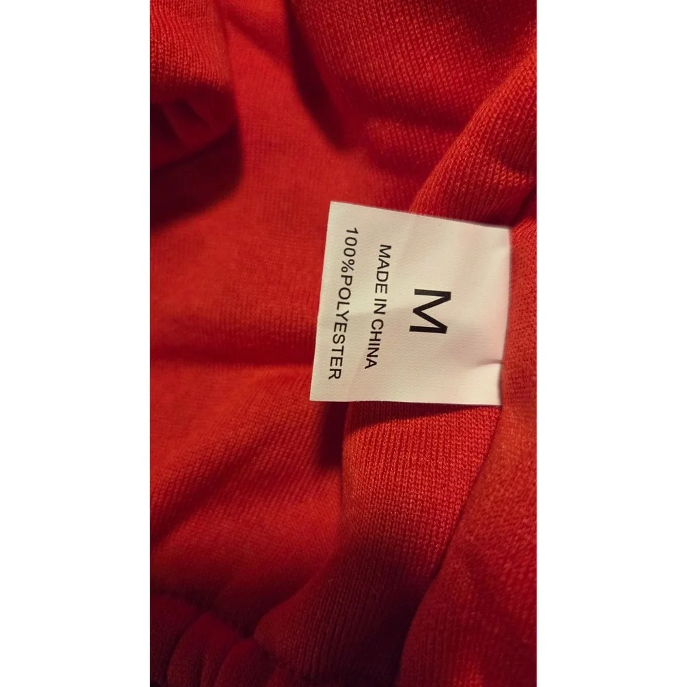 Fashion Class Boy Kids Dog Hoodie Jumpsuit Red Black Size M Pet Clothes